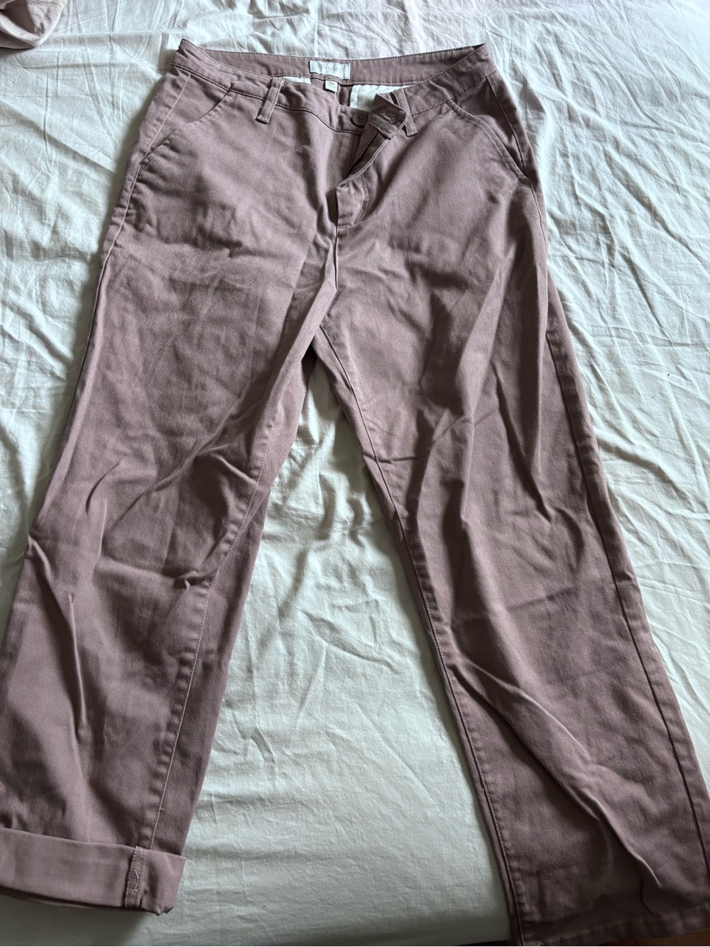 Brixton women’s Chinos in Muted Mauve
